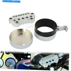 クロームパーツ Harley Sportster用クロムスピードメーターサイドリロケーションブラケットインジケーターカバー Chrome Speedometer Side Relocation Bracket Indicator Cover For Harley Sportster