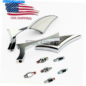 N[p[c }n[hX^[C_[XV1600 XV1700 XV1900pN[u[hAr[~[ Chrome Blade Rear View Mirrors For Yamaha Road Star Raider XV1600 XV1700 XV1900