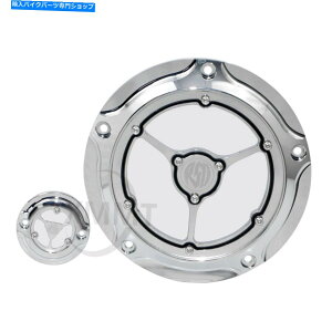 �N���[���p�[�c Harley Touring flhtcul flhtkl flh / t�̂��߂�Chrome Clacity Derby�^�C�~���O�^�C�}�[�J�o�[ Chrome Clarity Derby Timing Timer Cover For Harley Touring FLHTCUL FLHTKL FLH/T�y���s�A���i�z