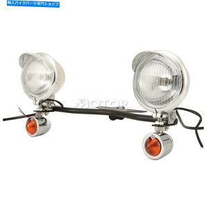 N[p[c }n[hX^[XV 1600Vo[h̃wbhCg^[VOiCgo[Lbg Headlight Turn Signal Light Bar Kit For Yamaha Road Star XV 1600 1700 Silverado