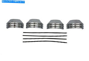 N[p[c 35mmNtH[Nu[cJo[Zbgn[[_rbh\tBbg 35mm Chrome Fork Boot Cover Set fits Harley-Davidson