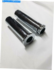N[p[c 1 1/8 "NI[goCObv50SNAZbglWt̊撣` 1 1/8 " Chrome Motorcycle Grips 50s boy , havey duty with sets screws