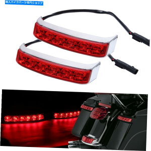 N[p[c n[[[hOChFlhtk 2014+̂߂LEDThobO^[VOiu[Le[Cg LED Saddlebag Turn Signal Run Brake Tail Light For Harley Road Glide FLHTK 2014+