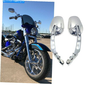 N[p[c Harley Davidson Suptail Cvo Street Glide Road KingI[goC~[N For Harley Davidson Softail CVO Street Glide Road King Motorcycle Mirrors Chrome