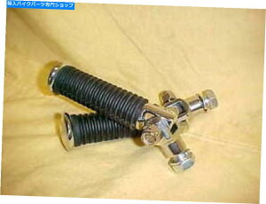 N[p[c n[[AFXAFXEADYNAA1/2C`NrX}Egt2̐VNq̃yO Harley,FX, FXE,Dyna,2 new chrome passenger foot pegs with 1/2 inch clevis mount