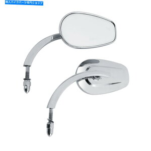 N[p[c Chrome 8mmAr[~[tBbgn[[c[OXg[gOChtbh[hLO Chrome 8mm Rearview Mirrors Fit For Harley Touring Street Glide FLHX Road King