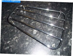 N[p[c TRIUMPHvjbg6T T100 T110 T120N1946-55^NObh82-2933 TRIUMPH PRE UNIT 6T T100 T110 T120 CHROME 1946-55 TANK PARCEL GRID 82-2933