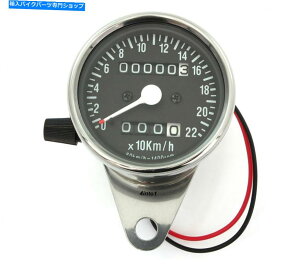 N[p[c ~jXs[h[^[W /gbv[^[ - 2240F60 - ChromeBlack - KMH Mini Speedometer w/ Trip Meter - 2240:60 - Chrome & Black - KMH