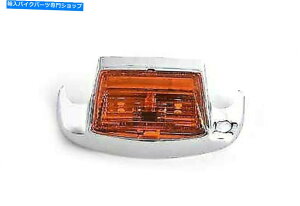 N[p[c V-Twinɂn[[_rbh\̂߂̌ƃNtgtF_[`bv Chrome Front Fender Tip with Light for Harley Davidson by V-Twin