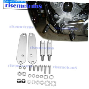 �N���[���p�[�c Harley Dyna FXD FXDL FXDB 91-17�̂��߂̃N�����������H���̃y�O�̃t�b�g���X�g�̃L�b�g Chrome Highway Foot Peg Footrest Mount Kits For Harley Dyna FXD FXDL FXDB 91-17�y���s�A���i�z