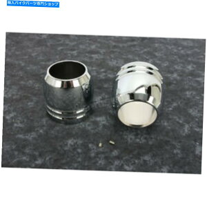 N[p[c V-Twin Manufacturing 49mmNtH[Nu[cJo[ - 24-0499 V-Twin Manufacturing 49MM Chrome Fork Boot Cover - 24-0499