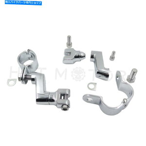 N[p[c NI[goC1.5 "GWK[hnCEFCo[PEGStbgyO}EgNv Chrome Motorcycle 1.5" Engine Guard Highway Bar Pegs Foot Peg Mounts Clamp