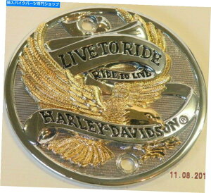 N[p[c n[[NS[hCuC[O^C}[Jo[VJX^X|[cX^[\tg HARLEY CHROME GOLD LIVE TO RIDE EAGLE TIMER COVER NEW CUSTOM SPORTSTER SOFTAIL