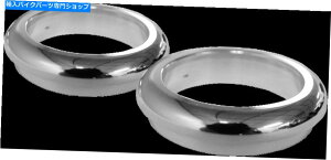 N[p[c La Choppers Pair Chrome 49mmtH[Nu[g_XgLbv06-17n[[_CiFXDL FXD FXDC La Choppers Pair Chrome 49mm Fork Boot Dust Caps 06-17 Harley Dyna FXDL FXD FXDC