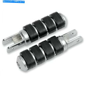 N[p[c 5/8C`̏}EgA_v^[NN[LISO-PEG Chrome Kuryakyn Small ISO-Pegs with 5/8" Female Mount Adapters