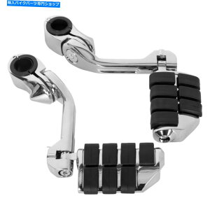 N[p[c n[[_rbh\ubNCN[OnCEFCtbgyO1-1 / 4C`GWK[h For Harley-Davidson Blackline Chrome Long Highway Foot Pegs 1-1/4"Engine Guards
