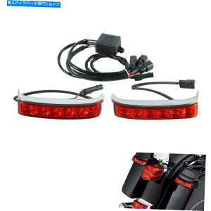 N[p[c ThobOLEDu[L^[CgԃAn[[[hOChFlhtk 14-20 16 Saddlebags LED Run Brake Turn Light Red Len For Harley Road Glide FLHTK 14-20 16