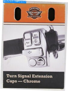 N[p[c n[[ - _rbh\^[MgLbv - NPN 71500412 Genuine Harley-Davidson Turn Signal Extension Caps - Chrome PN 71500412