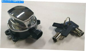 N[p[c n[[rbOcC2012-L OE 71517-11̂߂̃Ndqb{uCOjbVXCb` Chrome Electronic Fat Bob Ignition Switch For Harley Big Twin 2012-L OE 71517-11