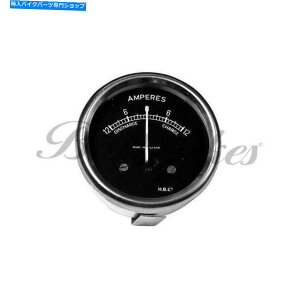 クロームパーツ クラシックバイク電流計2 "クロムベゼル付き直径ブラックダイヤル12-0-12 12amp CLASSIC MOTORBIKE AMMETER 2" Diameter Black Dial with Chrome Bezel 12-0-12 12amp