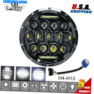 N[p[c VN vulcan 500 750 800 900 1500 1600̂߂7 "100W LEDvWFN^[̃wbhCg 7" 100W LED Projector Headlight For Kawasaki VN Vulcan 500 750 800 900 1500 1600