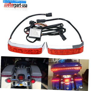 N[p[c n[[[ĥ߂LEDThobOu[L^[Cg2014-21 LED Saddlebag Run Brake Turn Light For Harley Road Electra Street Glide 2014-21