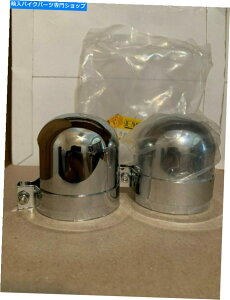 N[p[c Harley Panehead Shovelhead SportsterpNOSN[h[X^CVbNJo[Zbg NOS Chrome Dome Style Shock Cover Set for Harley Panhead Shovelhead Sportster