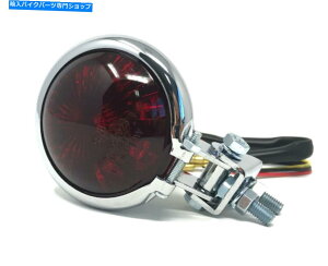 N[p[c ChromeBMW Cafe[T[XNũvWFNĝ߂̃oCNLEDXgbve[Cg Motorbike LED Stop Tail light for BMW Cafe Racer & Scrambler Project in Chrome