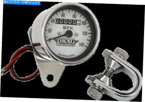 N[p[c Drag Specialties Chrome 1F1~jnho[SpeedoXs[h[^[n[[_rbh\ Drag Specialties Chrome 1:1 Mini Handlebar Speedo Speedometer Harley Davidson