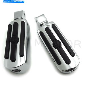N[p[c z_t[[VT1300VhEGAt@gXsbĝ߂̃NSJX^tbgybO Chrome & Rubber Custom Footpegs For Honda Fury VT1300 Shadow Aero Phantom Spirit