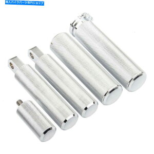 N[p[c Dynâ߂VRSC XL̂߂̃n[[̂߂̃N܂ꂽtbgyOVt^[PEGnhObv Chrome Knurled Foot Pegs Shifter Peg Hand Grips for Harley for VRSC XL for Dyna