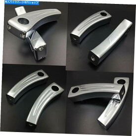 クロームパーツ Handa Honda Kawasaki Suzuki用クローム1 "ハンドルバープルバックライザーオートバイオートバイ Chrome 1" Handlebar Pullback Risers Motorcycle for Harley Honda Kawasaki Suzuki