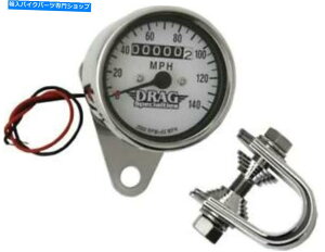 N[p[c DS 2.4 "~jJjJXs[h[^[2F1NzCgtFCX DS 2.4" Mini Mechanical Speedometer 2:1 Chrome White Face