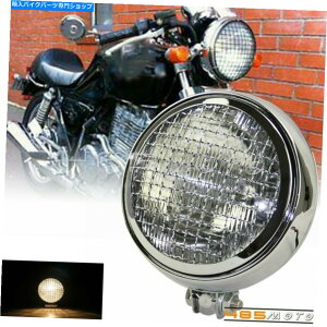 �N���[���p�[�c 5.75 ''�I�[�g�o�C�̃w�b�h���C�g�����v�O�����J�o�[�n�[���[�J�t�F���[�T�[�̂��߂̃{�g���}�E���g 5.75'' Motorcycle Headlight Lamp Grille Cover Bottom Mount For Harley Cafe Racer�y���s�A��