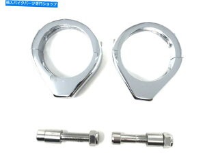 N[p[c Chrome MotorbikeCWP[^^[MĔzutH[NNv49mm Chrome Motorbike Indicator Turn Signal Relocation Fork Clamps Pair of 49mm