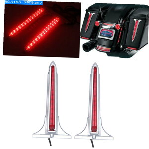 N[p[c n[[c[Ô߂LEDI[goC̃n[hThobOu[Le[CgThobOLbg LED Motorcycle Hard Saddlebag Brake Tail Light Saddle Bag Kit For Harley Touring
