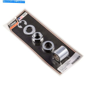 N[p[c Rj[2510-5NAANXibg@Xy[T[Lbgn[[X|[cX^[08Abv Colony #2510-5 Chrome Rear Axle Nut Washer Spacers Kit Harley Sportster 08-up