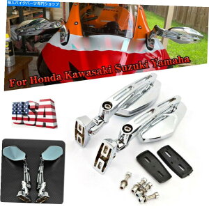 N[p[c }nYZF R6 R1 HONDA CBR 600GSXR̂߂̃I[goC̃[X̃obN~[ Motorcycle Race Rearview Mirrors for Yamaha YZF R6 R1 Honda CBR 600 Suzuki GSXR