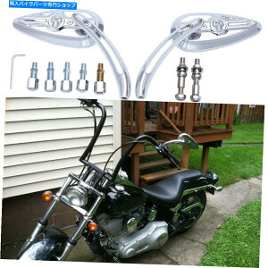 N[p[c n[[c[ON[U[XN[^[M8 / M10jo[T̂߂̃I[goCAr[~[ Motorcycle Rear View Mirrors for Harley Touring Cruiser Scooter M8/M10 Universal
