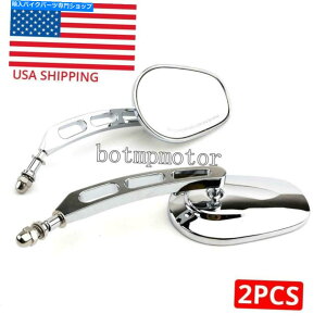 N[p[c Harley Touring Electra Road Street Glide Kinĝ߂̃NI[goCTCh~[ Chrome Motorcycle Side Mirrors For Harley Touring Electra Road Street Glide King