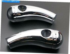 クロームパーツ 5 "Chrome 1" Honda Suzuki Yamaha VTX1300 VN V-STARのためのハンドルバープルバックライザー 5" Chrome 1" Handlebar Pullback Riser For Honda Suzuki Yamaha VTX1300 VN V-Star