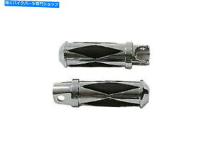 �N���[���p�[�c V-Twin Diamond Style Footpeg Set Chrome 27-0554 V-Twin Diamond Style Footpeg Set Chrome 27-0554�y���s�A���i�z