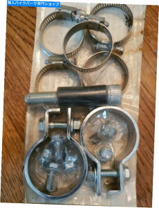 N[p[c N[H 1-3 / 4}t[{fBƃGhNvZbgpn[[_rbh\ - jo[T Chrome ?? 1-3/4 Muffler Body and End Clamp Set for Harley Davidson - Universal