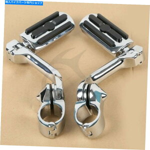 �N���[���p�[�c 1.25 32mm�����p�x�̒����\�ȍ������H�̑��̃y�OPeg Mount Fit for Harley New 1.25 32mm Long Angled Adjustable Highway Foot Pegs Peg Mount Fit For Harley New�y���s�A���i�z