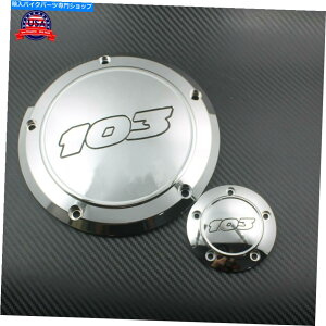 N[p[c DYNA 99-17\tgc[Ô߂Chrome 103 DerbyJo[^C}[Jo[tBbg Chrome 103 Derby Cover Timing Timer Cover Fit For Dyna 99-17 Softail Touring