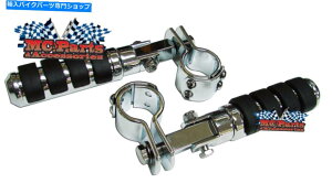 N[p[c 1C`o[̂߂̃NC\nCEFCyȎPEG 3 PCNvV CHROME ISO HIGHWAY PEGS FOOT PEGS 3 pc CLAMP FOR 1" BARS NEW