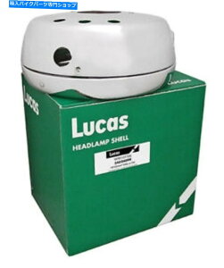 N[p[c {̃[JX7C`NtbgobNwbhvVFƃBSA LU54524099 Genuine Lucas 7 Inch Chrome Flat Back Headlamp Shell and Rim BSA LU54524099