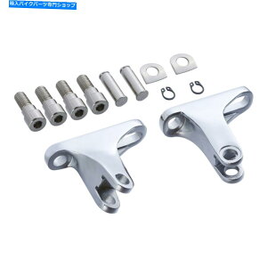�N���[���p�[�c Harley Touring Street Glide 93-21�̂��߂�Chrome���q�~�jFootpeg�}�E���g�t�B�b�g Chrome Passenger Mini Footpeg Mount Fit For Harley Touring Street Glide 93-21