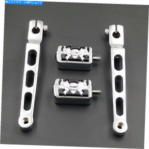 �N���[���p�[�c Harley Flst Flt Flht Suftail Tour�̂��߂�Chrome Heel TOE�M�A�V�t�g���o�[�X�J���y�O Chrome Heel Toe Gear Shift Lever Skull Peg For Harley FLST FLT FLHT Softail Tour�y���s�A���i�z