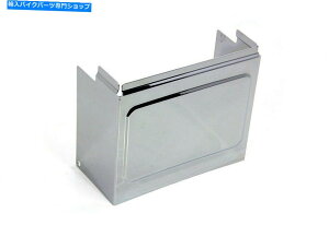 N[p[c V-Twinɂn[[_rbh\̂߂̃NG{Xobe[TChJo[ Chrome Embossed Battery Side Cover for Harley Davidson by V-Twin